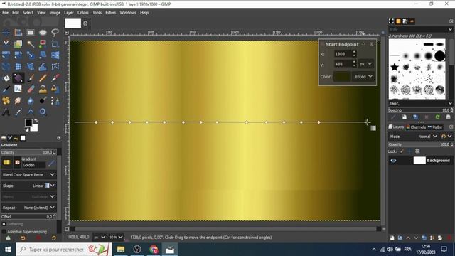 Golden Gradient Background Gimp Tutorial смотреть онлайн