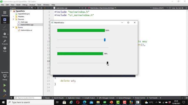 Qt 6 Signals and Slots with C++: part 2 смотреть онлайн