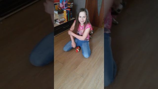 Мопс играет