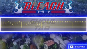 Bleach Opening 1 - Asterisk (Guitar Tab 譜 Tutorial)