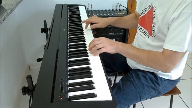 P-35 Piano over 11 - Blues Backing Track in Am смотреть онлайн