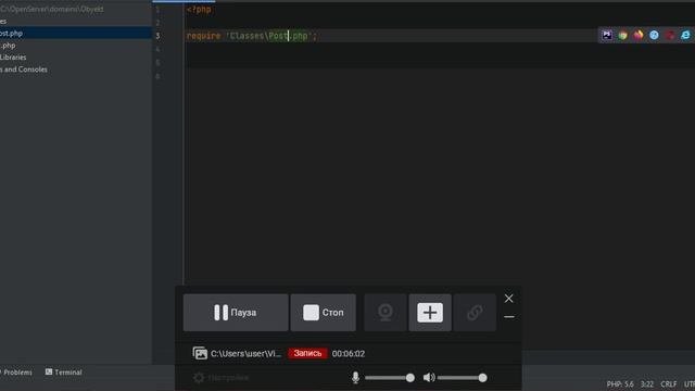 OOP haqida malumot. PHP da Obyekt tushinchasi. смотреть онлайн