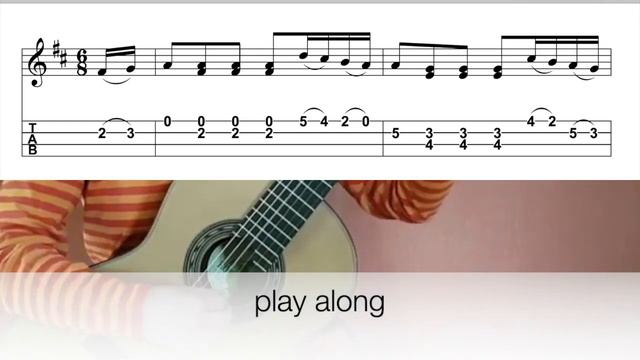 Allegretto non troppo UKULELE TAB + play along смотреть онлайн