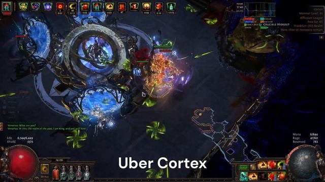 POE 3.23 Affliction, STR Stack Venom Gyre Showcase.