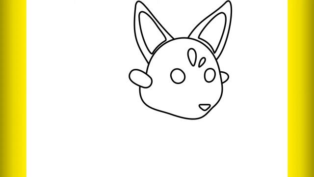 How To Draw Kitsune From Adopt Me /Drawing Creation/ смотреть онлайн