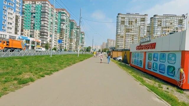 Просто иду в Парк Галицкого пешком по Краснодару. Японский сад почти готов / walking tour / hiking смотреть онлайн