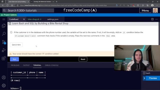 Learn Bash and SQL by Building a Bike Rental Shop | FreeCodeCamp смотреть онлайн