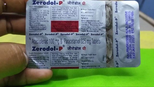 Zerodol - P Tablet For Pain Relief, Zerodol- P Tablet Uses Side Effects Benefits And Review