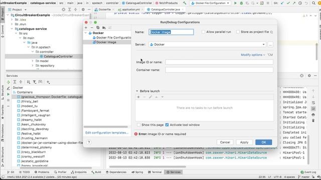 How to Debug Docker Containers in IntelliJ using plugin смотреть онлайн