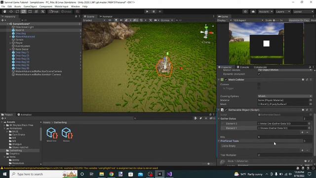 Unity Survival Game Tutorial # 10 | Farming & Footsteps смотреть онлайн