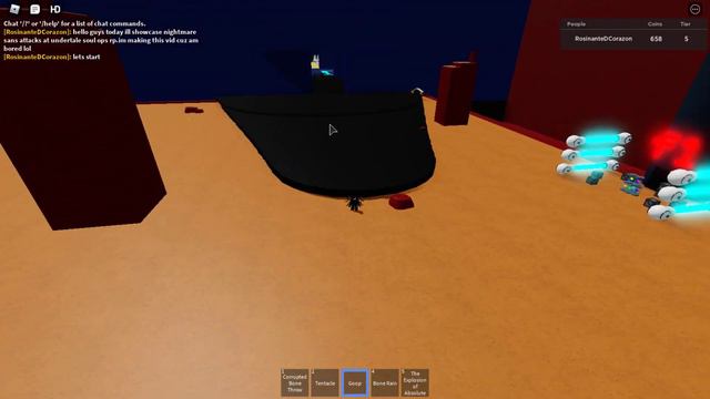 Roblox | Undertale Soul Ops RP | Nightmare Sans Attacks Showcase (Read Description) смотреть онлайн