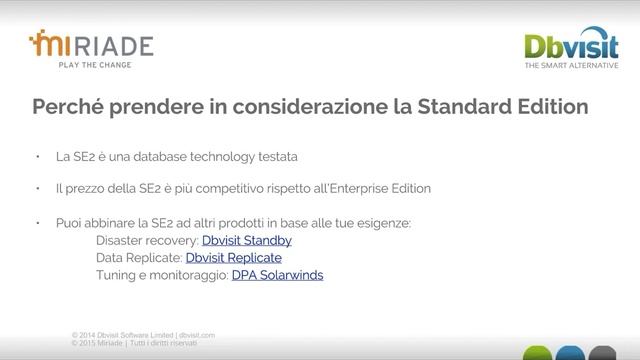 Webinar Dbvisit - Should Oracle Standard Edition Be Back On The Menu? смотреть онлайн