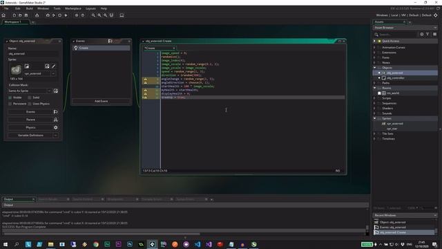 Make an Asteroid Game Effect - GameMaker Studio 2 смотреть онлайн