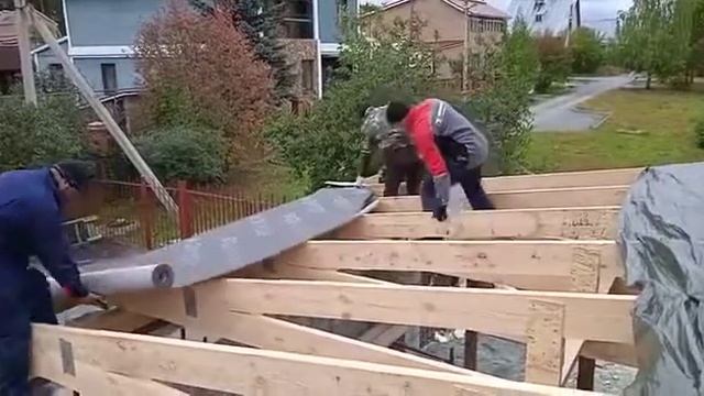 Монтаж гидроизоляции