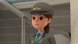 Паровозик Титипо, 3 сезон, 6 серия. Совместная миссия Титипо и Джини