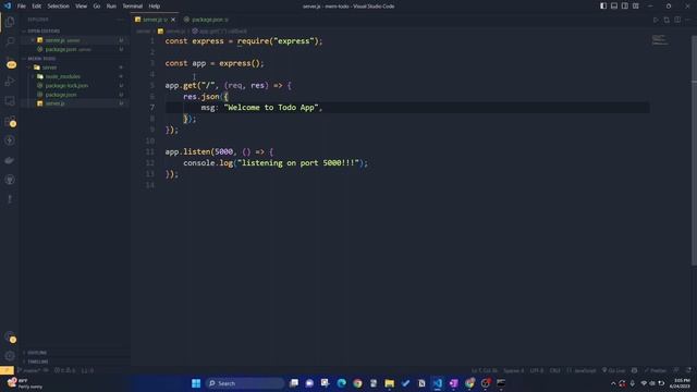 How to Build MERN Stack Todo App (MongoDB, Express, React, Node.js) #1 - Express App смотреть онлайн