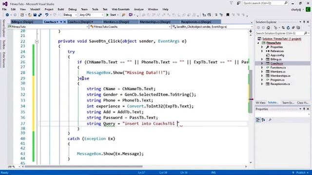 C# Full Project Gym Management System смотреть онлайн