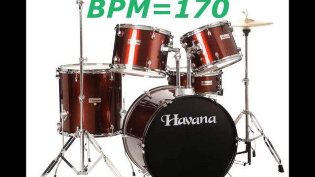 BPM=170 Simple Shuffle Beat - Drum Track / Loop / Metronome смотреть онлайн