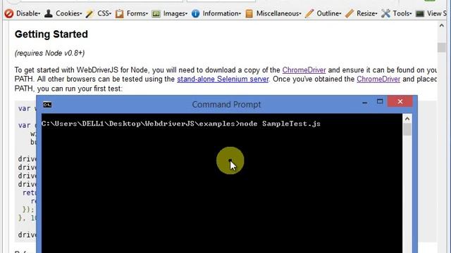 WebdriverJS смотреть онлайн