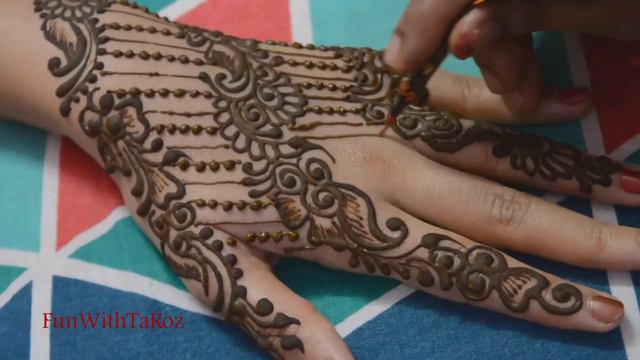 Learn easy way to fill gap in mehndi design смотреть онлайн