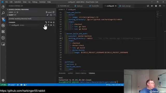 davenash.dev coding a chatbot -- docker in CI смотреть онлайн