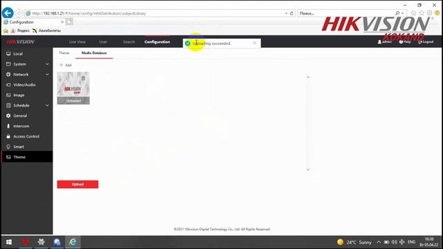 HIKVISION DS-K1T343MWX TERMINAL GA FON QUYISH
