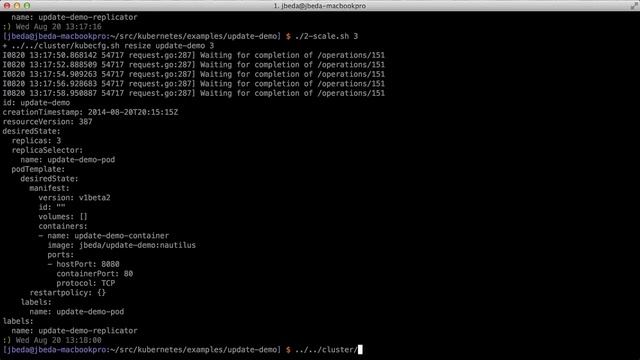 Kubernetes 201: Rolling updates смотреть онлайн