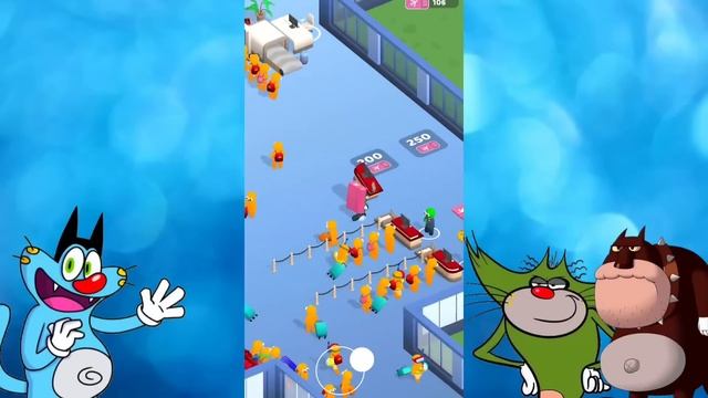Oggy And Jack try to Max Level in Airport Master Game ? Oggy Game смотреть онлайн