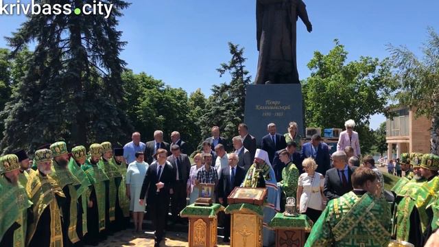 Открытие памятника Петру Калнышевскому смотреть онлайн