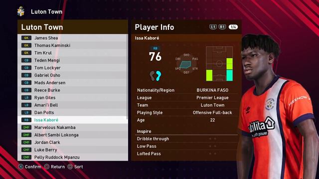 Luton Town 2023/2024 Full Facepack PES 2021-SPFL2023 смотреть онлайн
