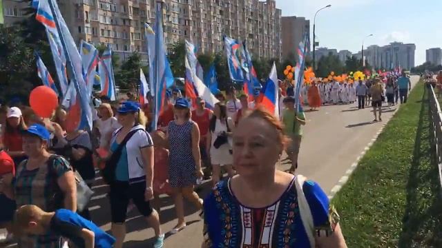 Обнинск, 2018, День Города, Торжественный проход смотреть онлайн
