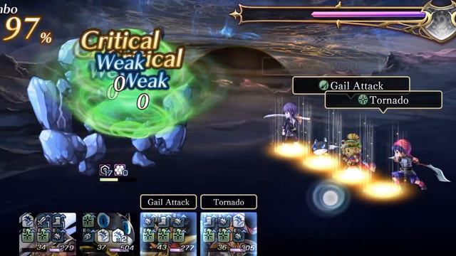 Another Eden - F2p team (dps Strawboy) vs Ice Jailer смотреть онлайн