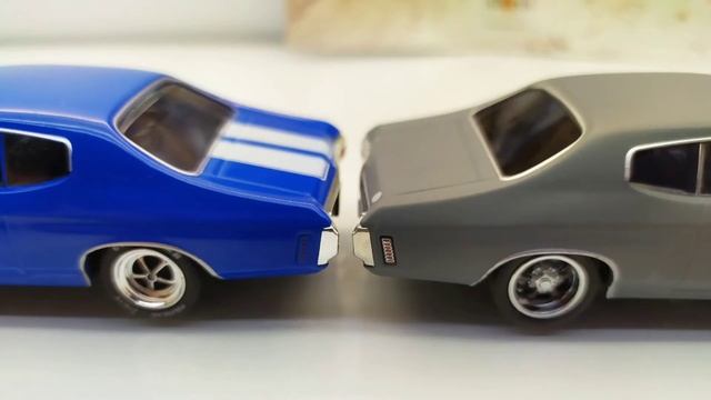 Сравнительный обзор Chevrolet Chevelle SS 454 1970 Greenlight vs. Altaya Расследование смотреть онлайн