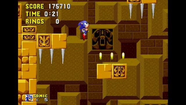 Sonic The Hedgehog: Labyrinth Zone Act 2 Speed Run - 0:33 Seconds смотреть онлайн