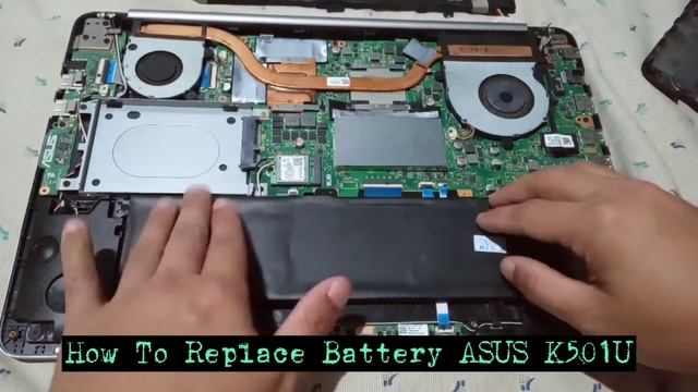 HOW TO REPLACE BATTERY Asus K501u 2022 смотреть онлайн