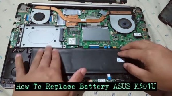 HOW TO REPLACE BATTERY Asus K501u 2022