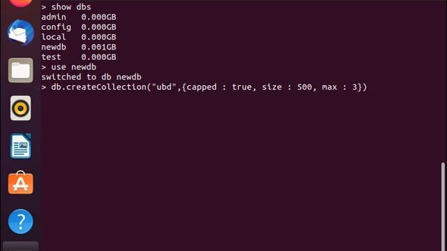 MongoDB Tutorial#5 CREATE A CAPPED COLLECTION IN MONGODB (5 MINUTE TUTORIAL) смотреть онлайн