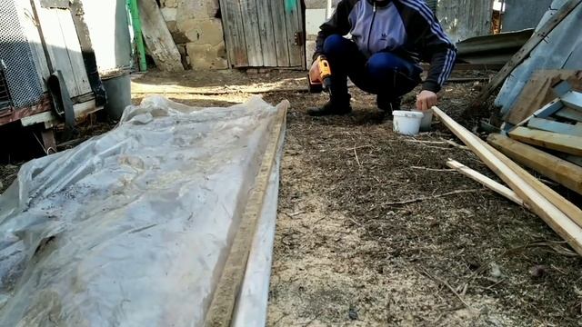 Парник тёплая высокая грядка. смотреть онлайн