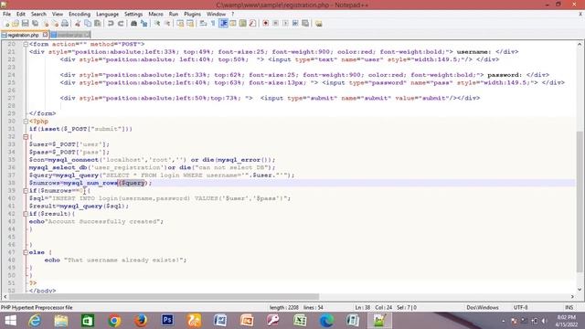 User Registration Form System in PHP MySQL Tutorial የተጠቃሚ መመዝገቢያ ህግ አፈጣጠር смотреть онлайн