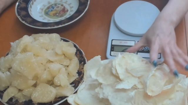 Помело, реальный вес фрукта. смотреть онлайн