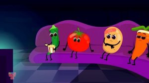 Ten Little Vegetables - Learn Vegetables with Nursery Rhyme and Kids Song