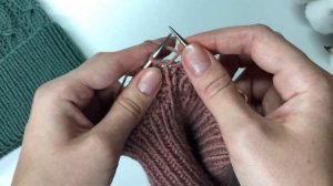 ШАПКА СПИЦАМИ МАСТЕР - КЛАСС