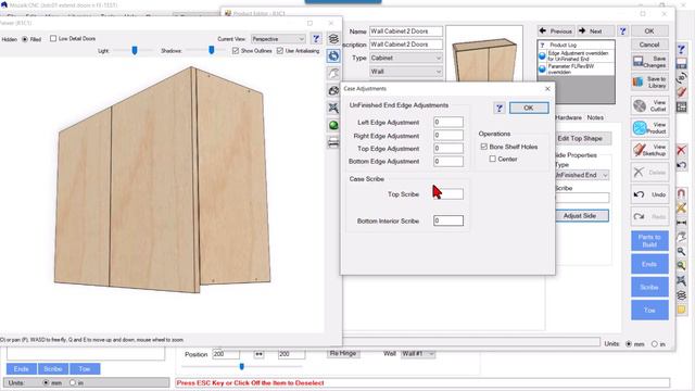 Extend Doors and Sides of wall cabinet to hide led's at bottom of Cabinet #mozaiksoftware #mozaik смотреть онлайн