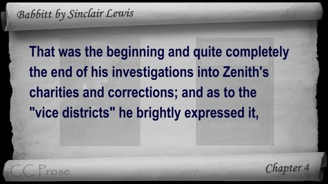 Chapter 04 - Babbitt by Sinclair Lewis смотреть онлайн