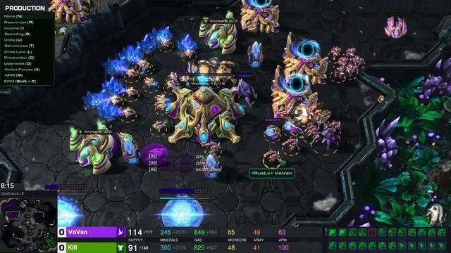 StarCraft 2 - TvP ошибки при пуши с 2 цц и 3 барака смотреть онлайн
