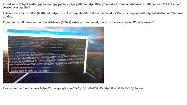 Raspberry Pi: Error install scikit-learn on raspberry pi 3 (2 Solutions!!) смотреть онлайн