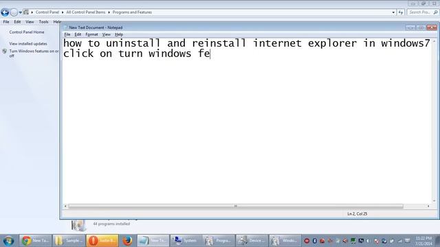 how to uninstall and reinstall internet explorer in windows 7 смотреть онлайн