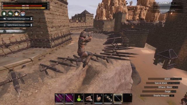 Conan Exiles - EASY SOLO Al Merayah Boss Rush смотреть онлайн
