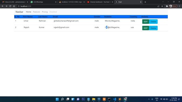 5. Angular 13 Edit and Update CRUD with PHP MySql | Angualr 12 / 13 Tutorial | Angular Insert Updat смотреть онлайн