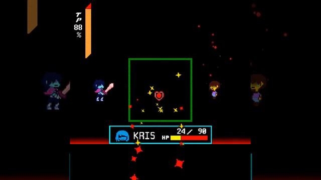 Kris Vs Frisk pacifist ending - Undertale Deltarune fan game смотреть онлайн